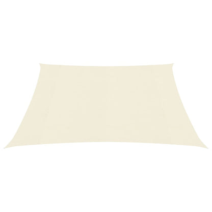 Zonnezeil 160 g/m² 6x6 m HDPE crèmekleurig 6 x 6 m Crème