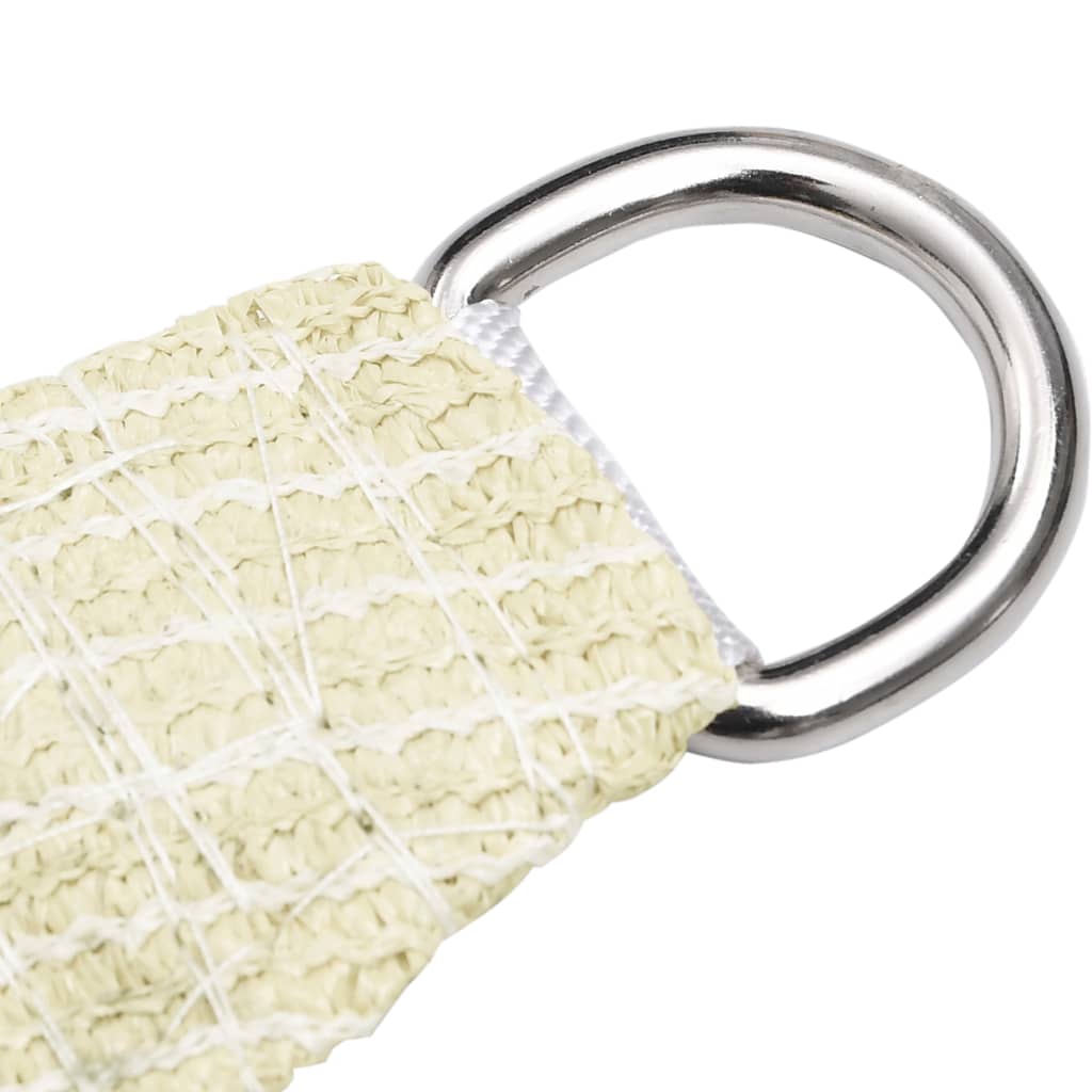 Zonnezeil 160 g/m² 6x6 m HDPE crèmekleurig 6 x 6 m Crème