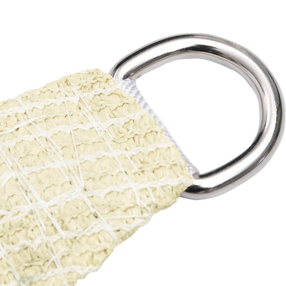 Zonnezeil 160 g/m² 6x6 m HDPE crèmekleurig 6 x 6 m Crème