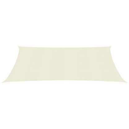 Zonnezeil 160 G/M² Hdpe Kleurig Crème 3 x 5 m