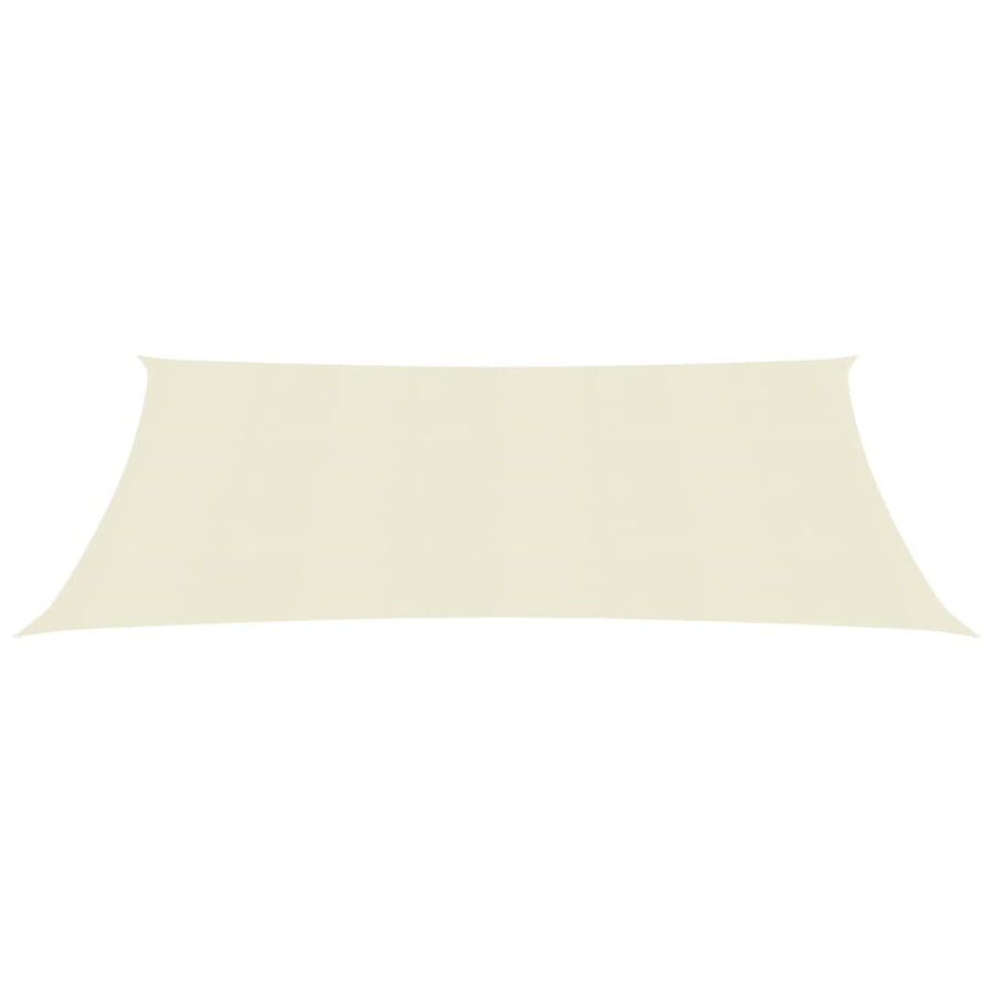 Zonnezeil 160 G/M² Hdpe Kleurig Crème 3 x 6 m