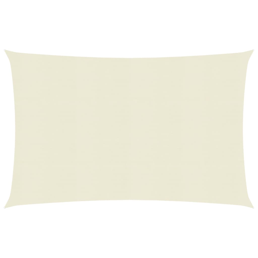 Zonnezeil 160 G/M² 4X5 M Hdpe Crèmekleurig Crème 4 x 5 m