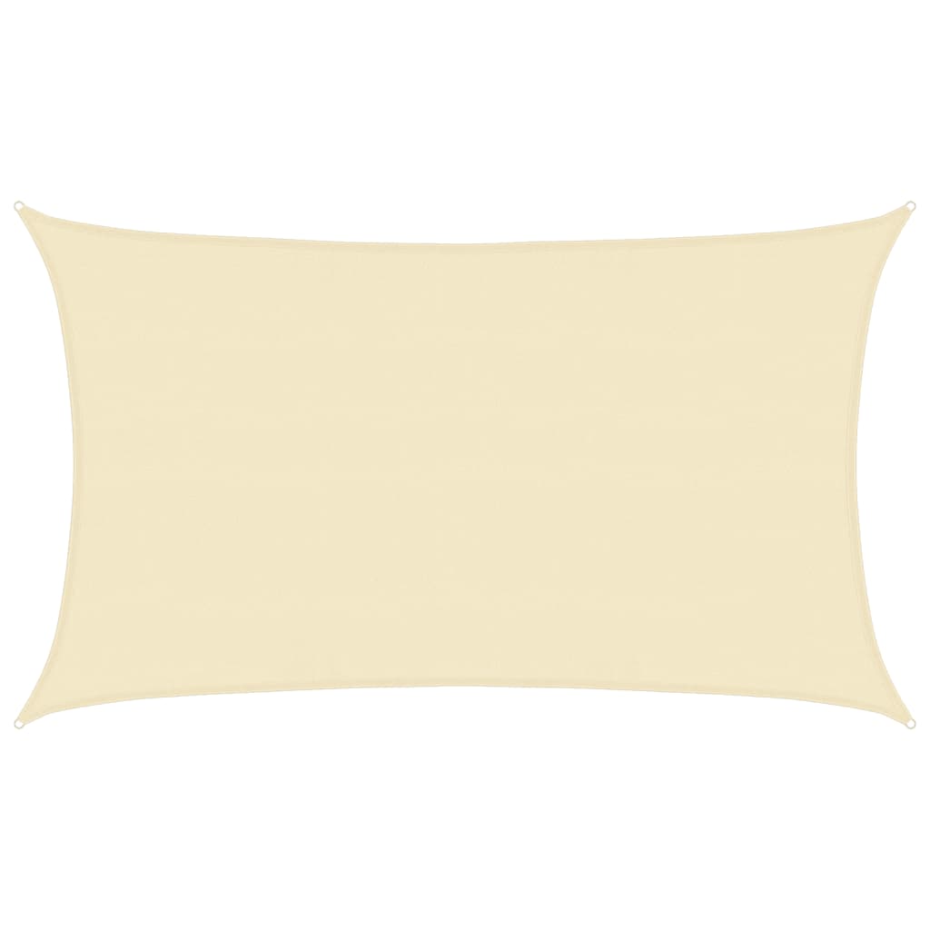 Zonnezeil 160 G/M² 5X8 M Hdpe Kleurig Crème 8 x 5 m