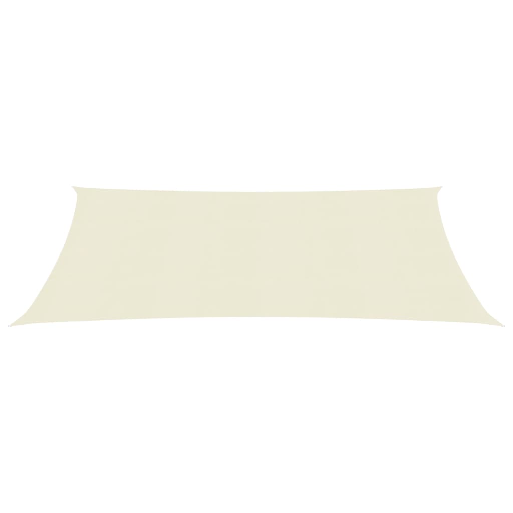 Zonnezeil 160 G/M² 6X7 M Hdpe Kleurig Crème 7 x 6 m