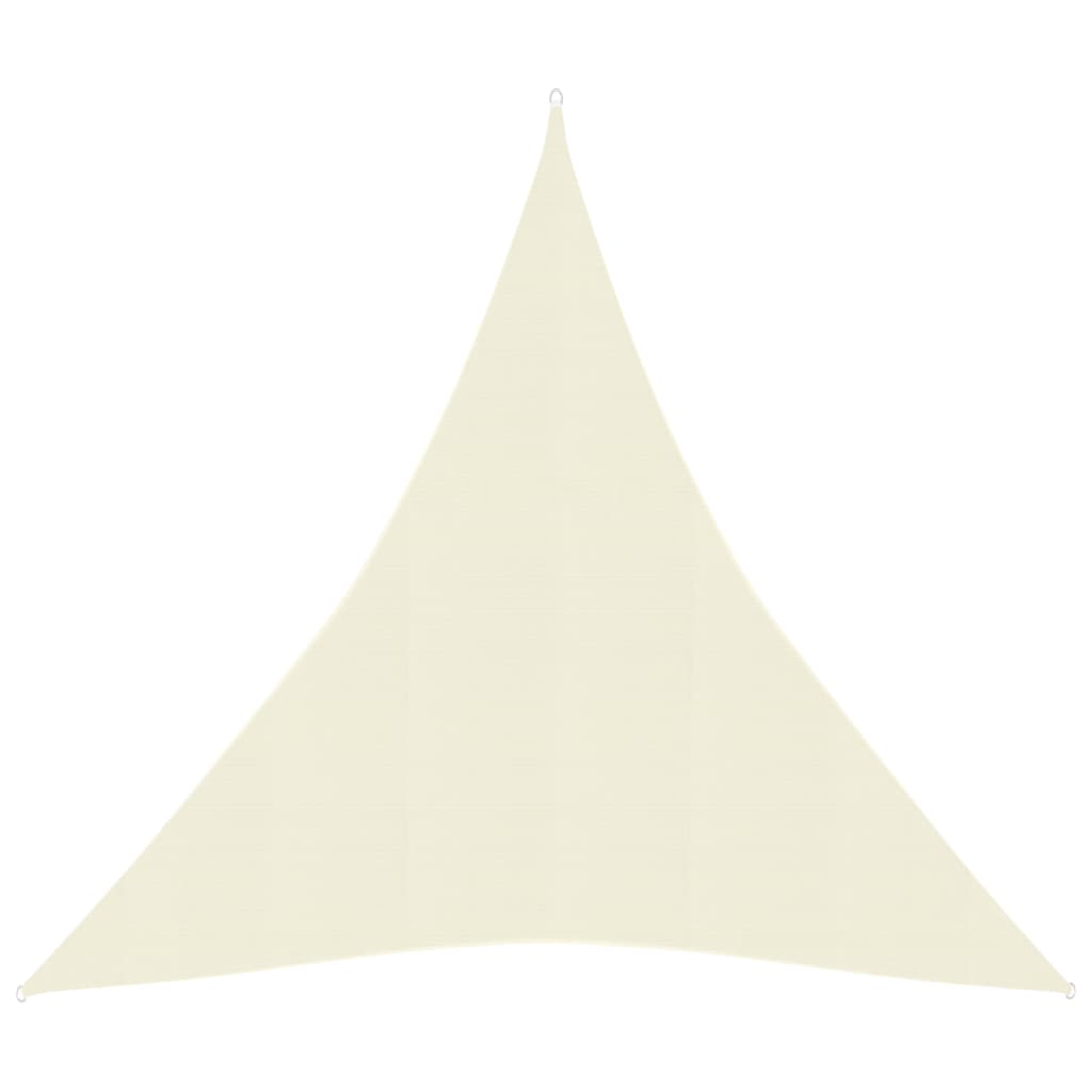 Zonnezeil 160 G/M² Hdpe Kleurig Crème 3 x 4 x 4 m