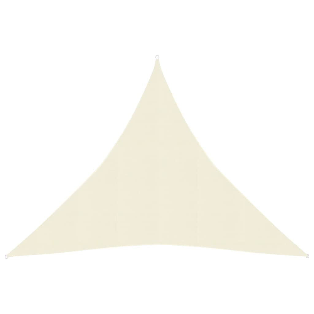 Zonnezeil 160 G/M² 4,5X4,5X4,5 M Hdpe Kleurig Crème 4.5 x 4.5 x 4.5 m