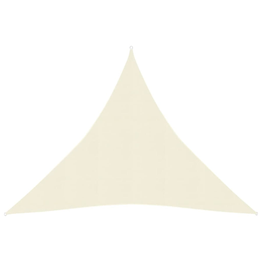 Zonnezeil 160 G/M² 4,5X4,5X4,5 M Hdpe Kleurig Crème 4.5 x 4.5 x 4.5 m