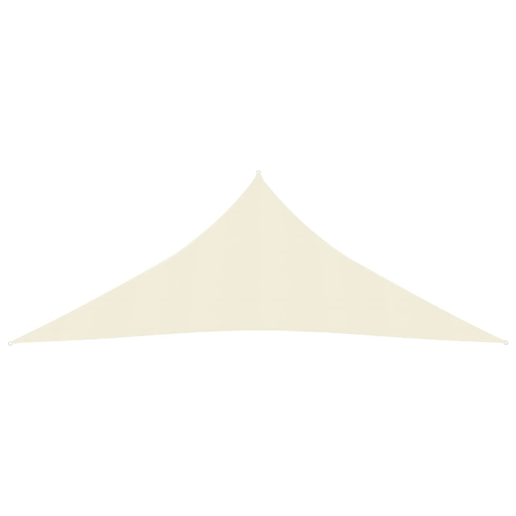 Zonnezeil 160 G/M² 4,5X4,5X4,5 M Hdpe Kleurig Crème 4.5 x 4.5 x 4.5 m