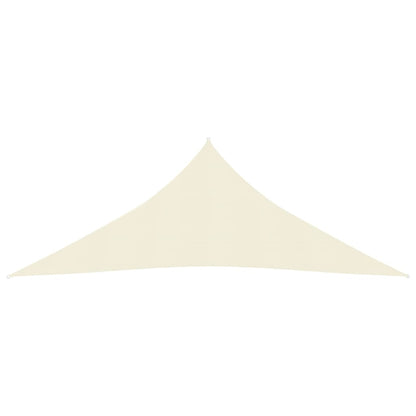Zonnezeil 160 G/M² 4,5X4,5X4,5 M Hdpe Kleurig Crème 4.5 x 4.5 x 4.5 m