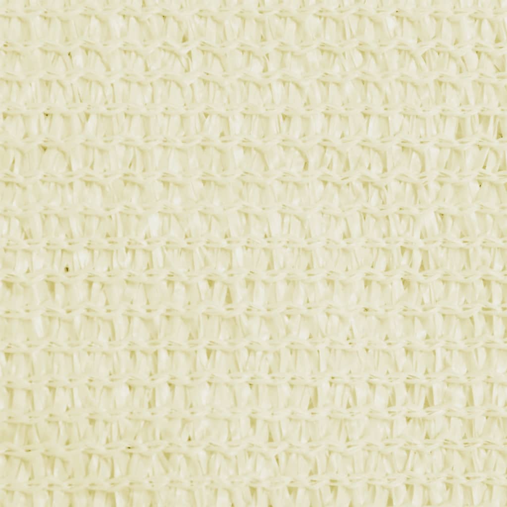 Zonnezeil 160 G/M² 4,5X4,5X4,5 M Hdpe Kleurig Crème 4.5 x 4.5 x 4.5 m