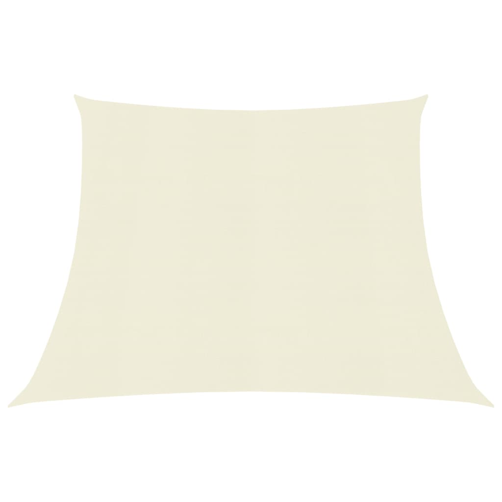Zonnezeil 160 G/M² Hdpe Kleurig 4/5 x 3 m Crème