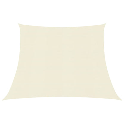 Zonnezeil 160 G/M² Hdpe Kleurig 4/5 x 4 m Crème