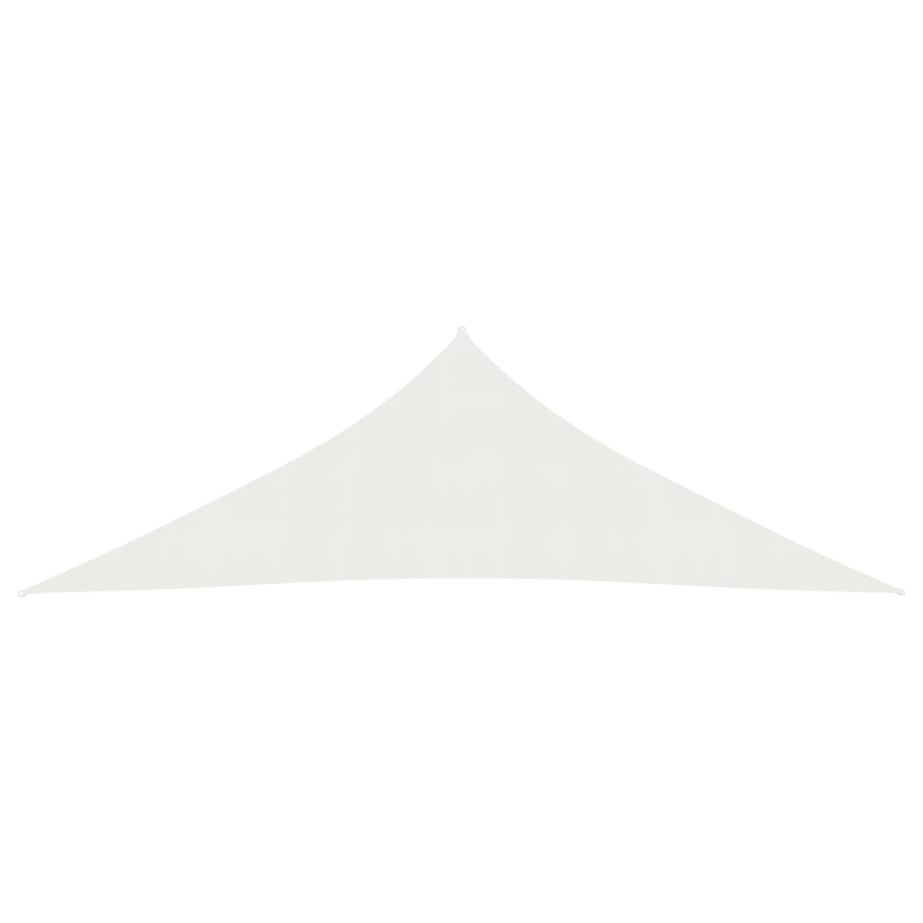 Zonnezeil 160 G/M² 3,5X3,5X4,9 M Hdpe Wit 3.5 x 3.5 x 4.9 m