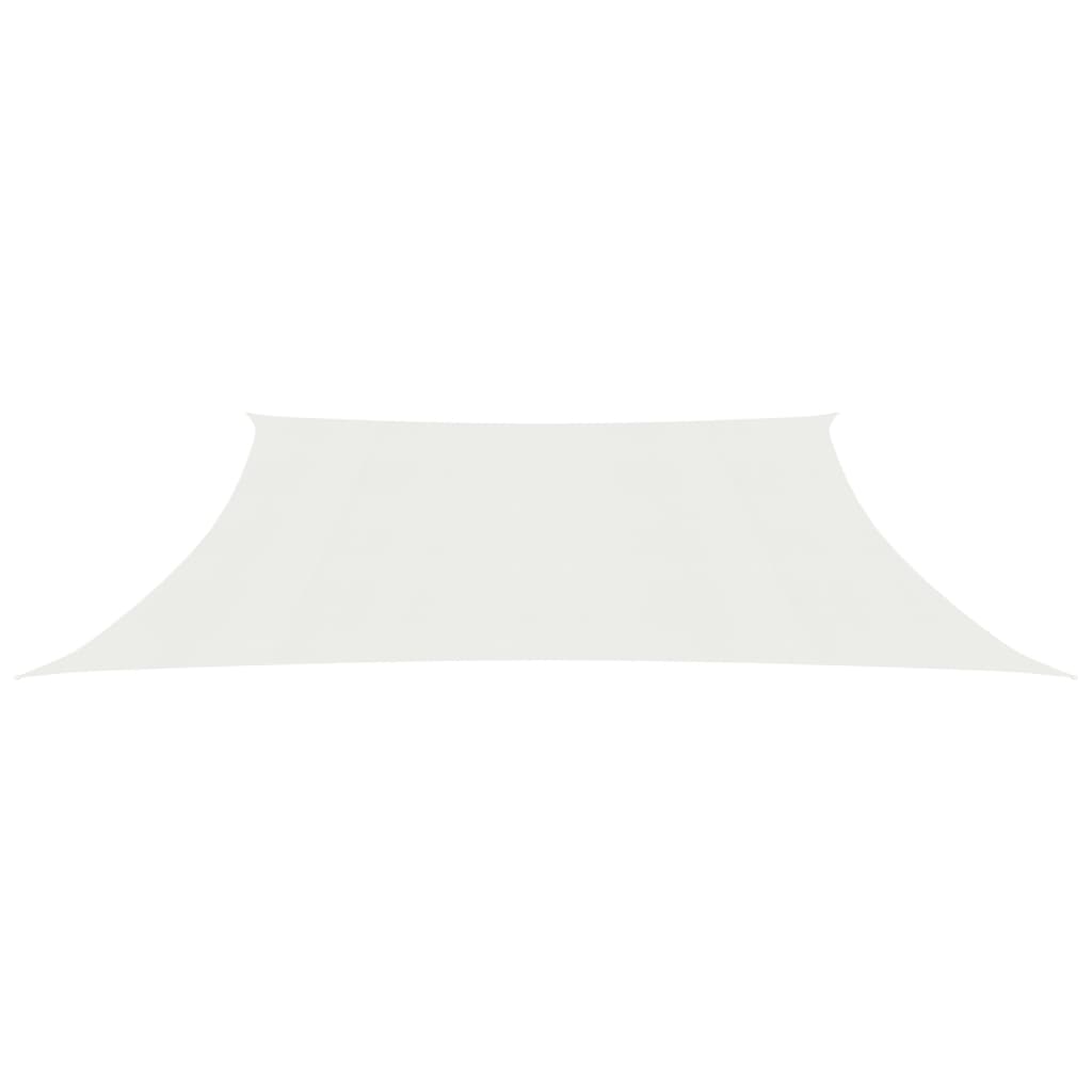 Zonnezeil 160 G/M² Hdpe 3/4 x 2 m Wit