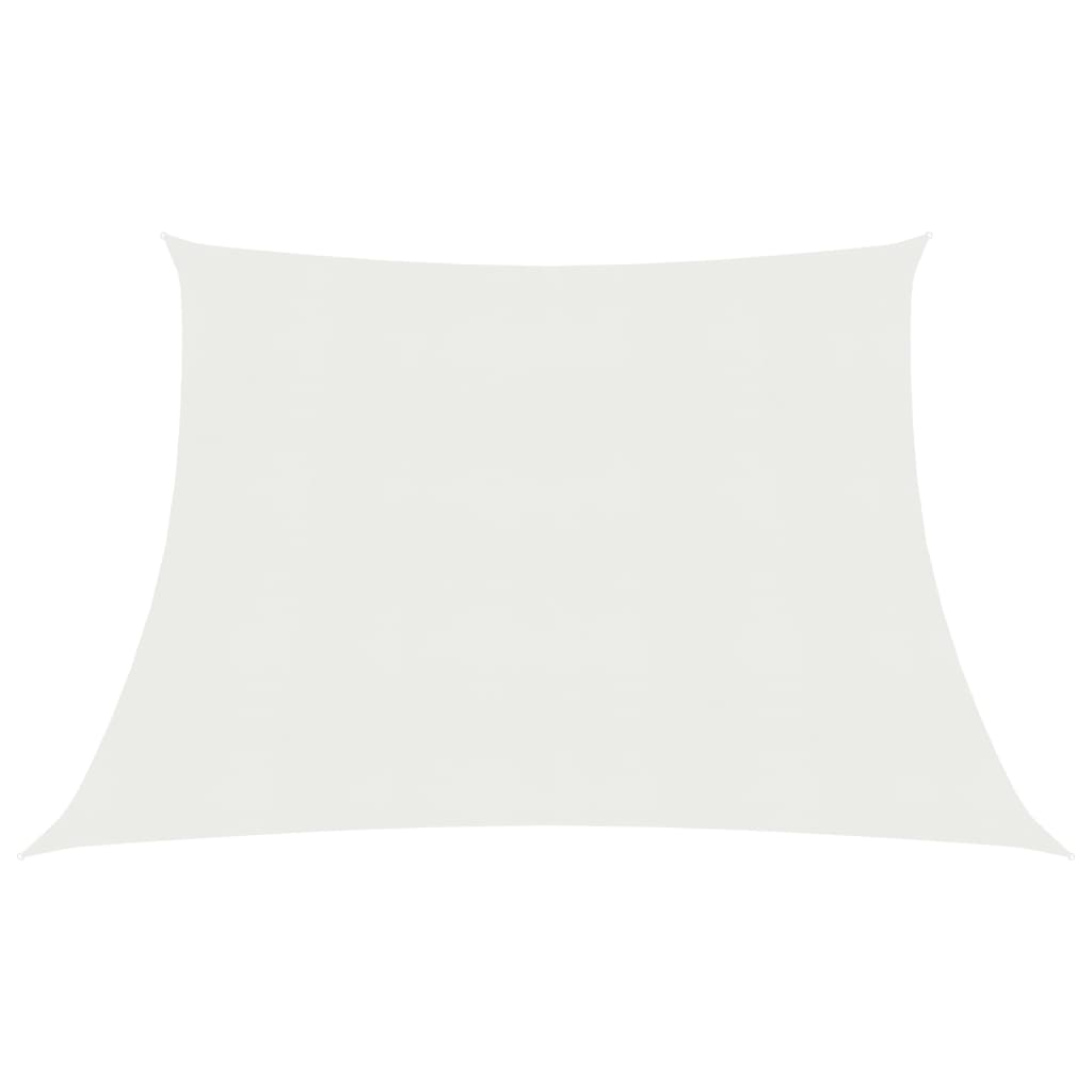 Zonnezeil 160 G/M² Hdpe 3/4 x 3 m Wit