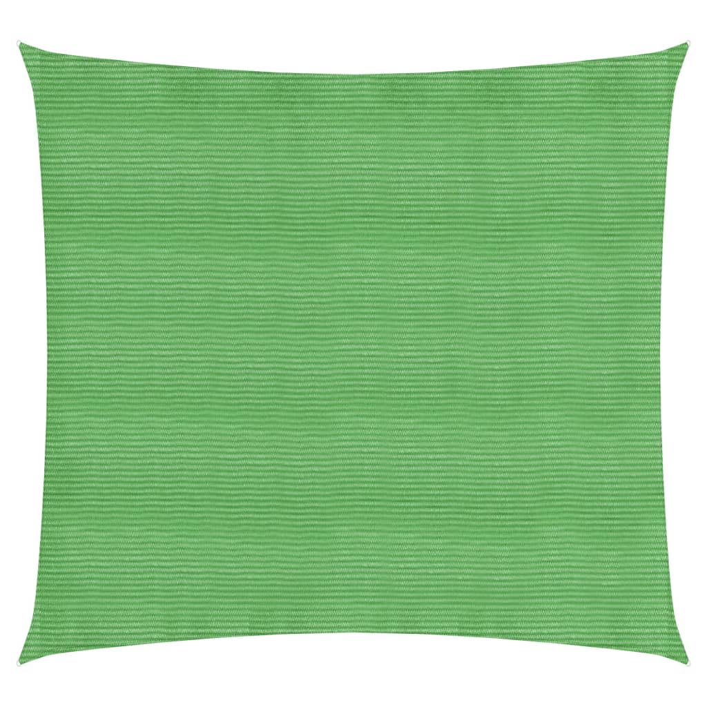 Zonnezeil 160 g/m² 3,6x3,6 m HDPE lichtgroen 3.6 x 3.6 m Lichtgroen