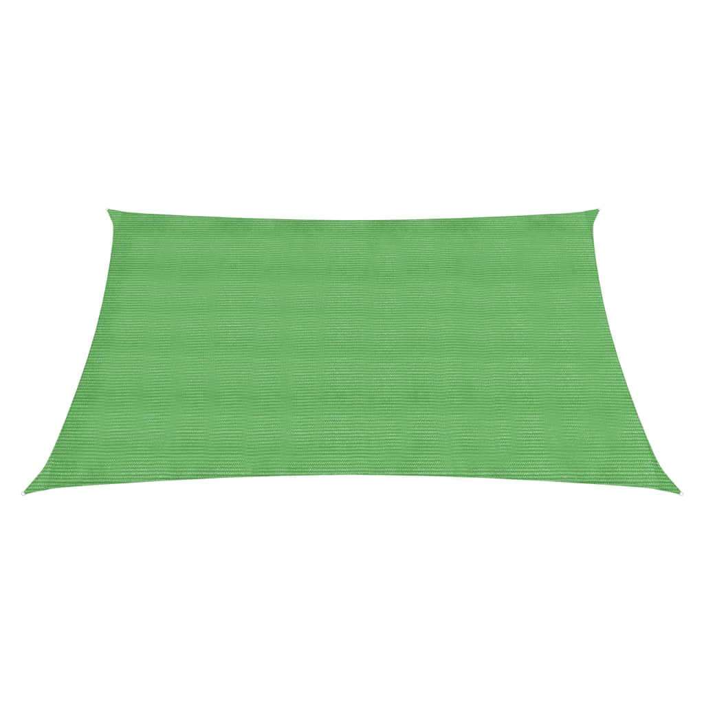 Zonnezeil 160 g/m² 3,6x3,6 m HDPE lichtgroen 3.6 x 3.6 m Lichtgroen
