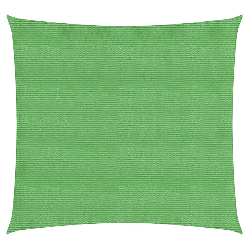 Zonnezeil 160 g/m² 4,5x4,5 m HDPE lichtgroen 4.5 x 4.5 m Lichtgroen