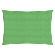 Rectangular Sun Shade Sail 160 g/m² 2x3.5 m HDPE Light Green