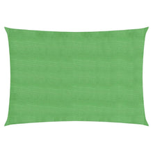 Zonnezeil rechthoekig 160 g/m² 2x3,5 m HDPE lichtgroen