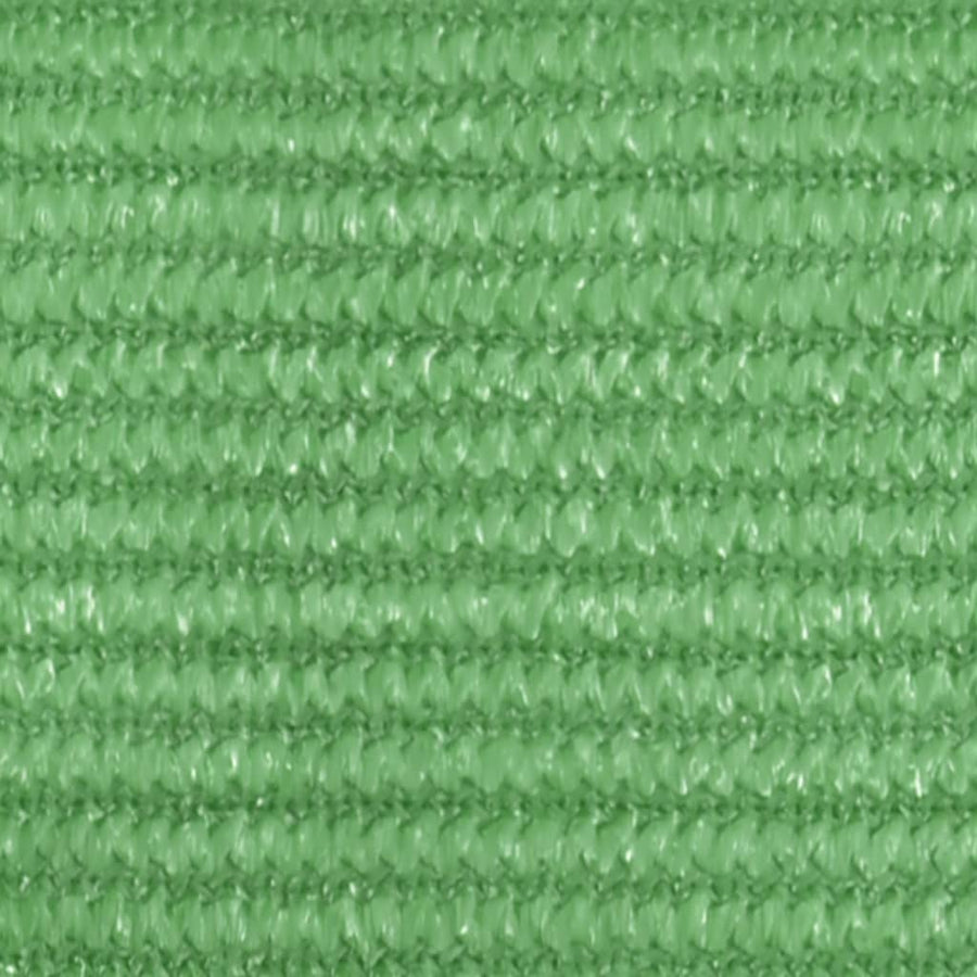 Zonnezeil rechthoekig 160 g/m² 2,5x5 m HDPE lichtgroen