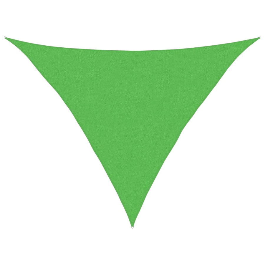 Zonnezeil 160 G/M² 2,5X2,5X3,5 M Hdpe Lichtgroen 2.5 x 2.5 x 3.5 m