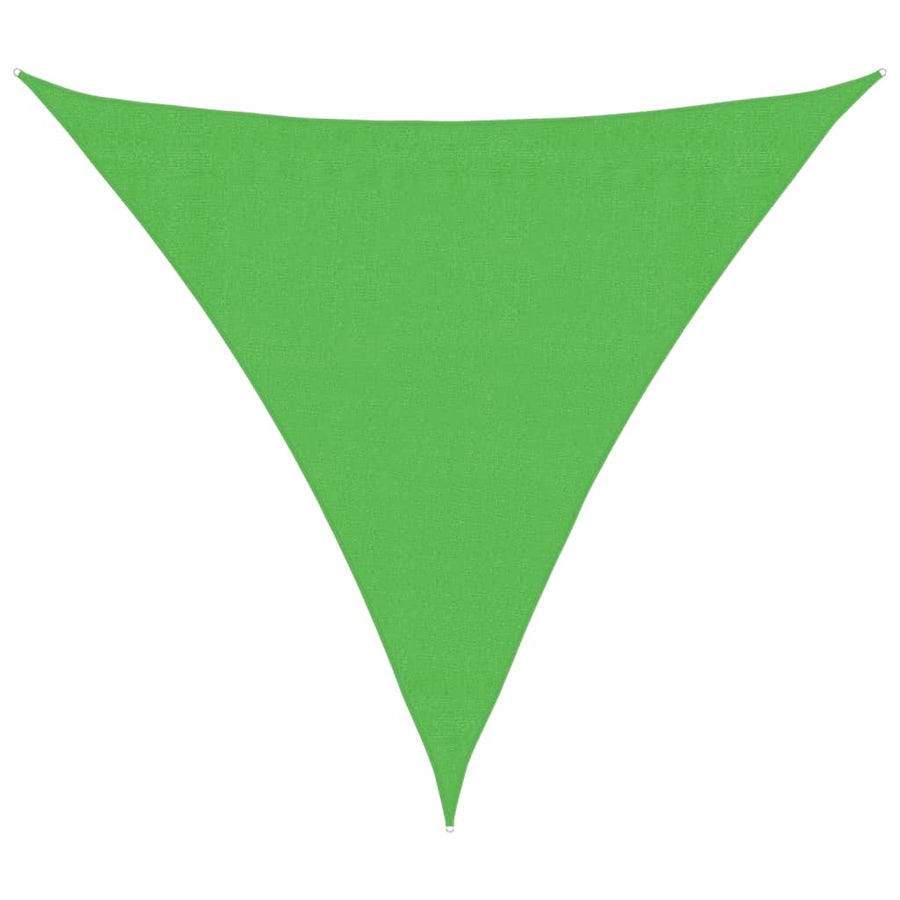 Zonnezeil 160 G/M² 3,6X3,6X3,6 M Hdpe Lichtgroen 3.6 x 3.6 x 3.6 m