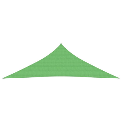 Zonnezeil 160 G/M² 3,5X3,5X4,9 M Hdpe Lichtgroen 3.5 x 3.5 x 4.9 m