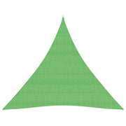 Zonnezeil 4,5x4,5x4,5 m HDPE lichtgroen