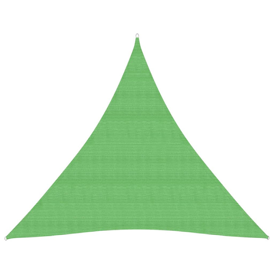 Zonnezeil 160 G/M² 4,5X4,5X4,5 M Hdpe Lichtgroen 4.5 x 4.5 x 4.5 m
