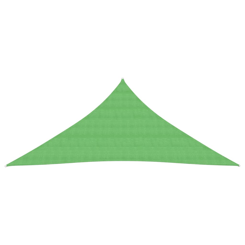 Zonnezeil 160 G/M² 4,5X4,5X4,5 M Hdpe Lichtgroen 4.5 x 4.5 x 4.5 m