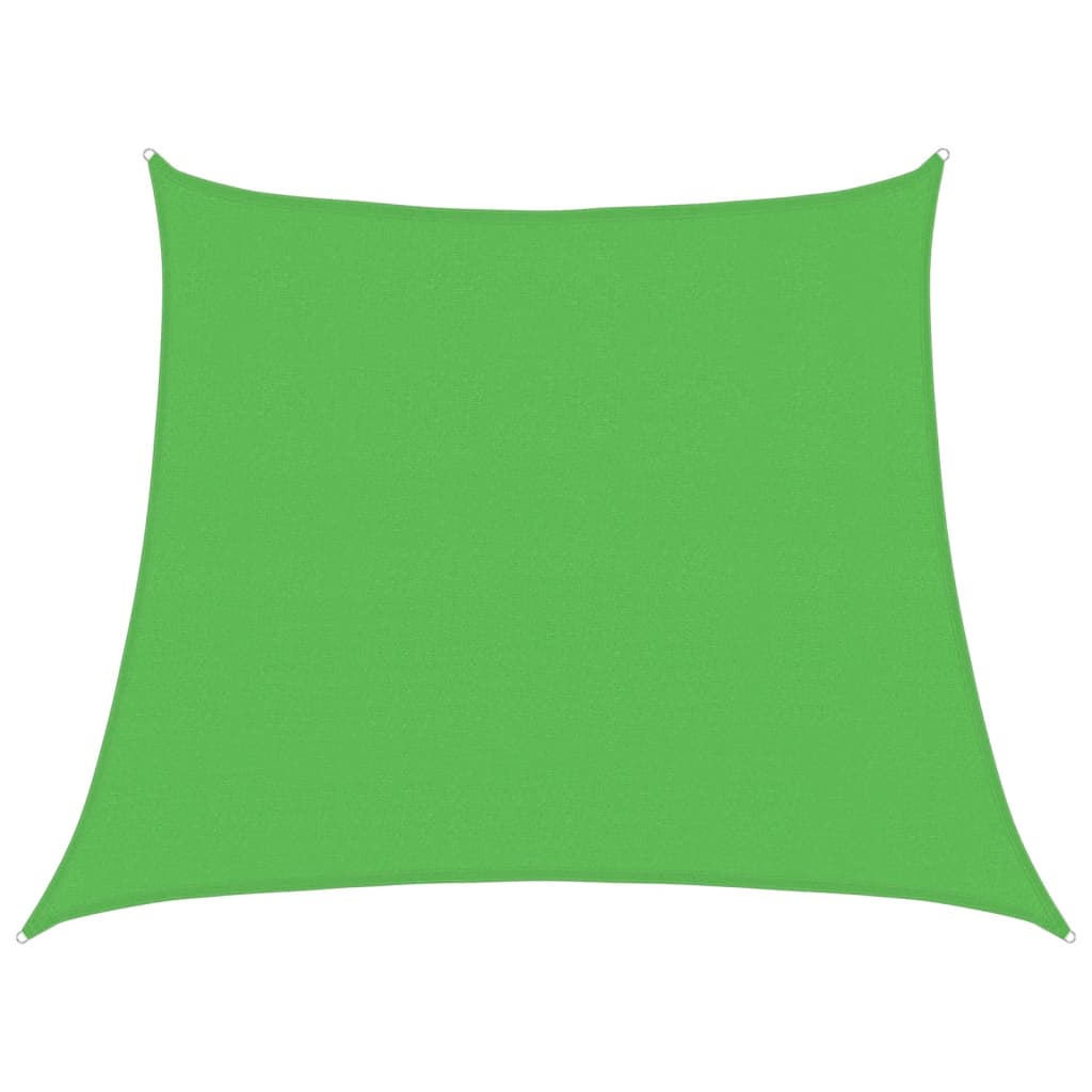 Zonnezeil 160 g/m² 3/4x3 m HDPE lichtgroen