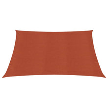 Zonnezeil 160 g/m² vierkant 2,5x2,5 m HDPE terracottakleurig