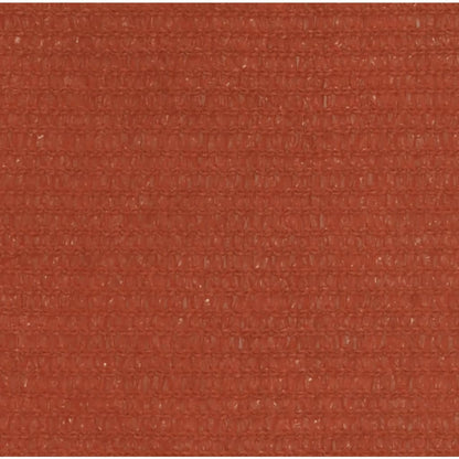 Zonnezeil 160 g/m² vierkant 2,5x2,5 m HDPE terracottakleurig