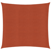 Zonnezeil vierkant 4,5x4,5 m HDPE terracotta