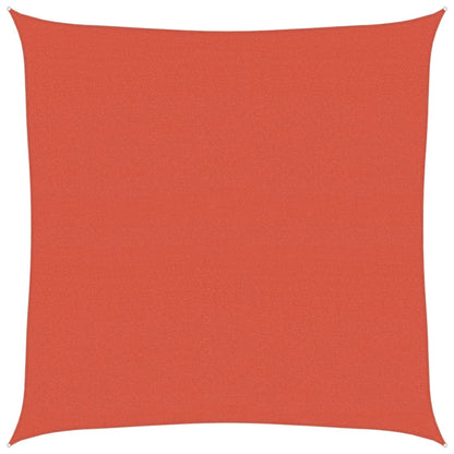 Zonnezeil 160 g/m² 6x6 m HDPE terracottakleurig