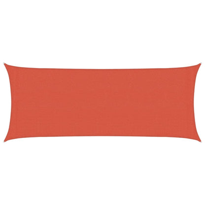 Zonnezeil 160 g/m² 2x5 m HDPE terracottakleurig