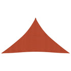 Zonnezeil 160 G/M² 3,5X3,5X4,9 M Hdpe Terracottakleurig Terracotta