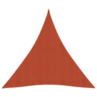 Zonnezeil 160 G/M² 4,5X4,5X4,5 M Hdpe Kleurig Terracotta 4.5 x 4.5 x 4.5 m