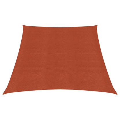 Zonnezeil 160 G/M² Hdpe Kleurig 3/4 x 2 m Terracotta