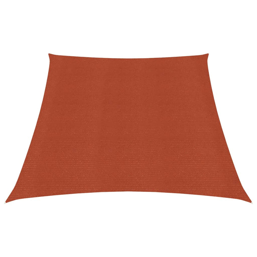 Zonnezeil 160 G/M² Hdpe Kleurig 3/4 x 2 m Terracotta