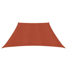 Zonnezeil 160 G/M² Hdpe Kleurig 3/4 x 2 m Terracotta