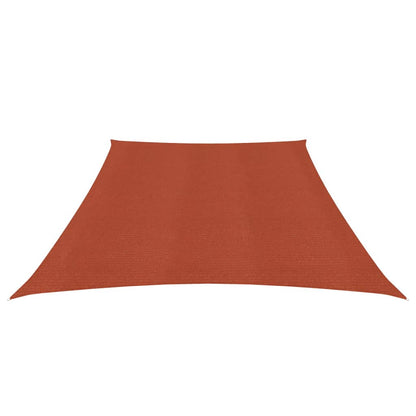 Zonnezeil 160 G/M² Hdpe Kleurig 3/4 x 2 m Terracotta
