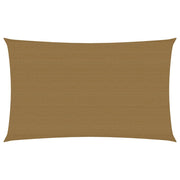 Zonnezeil 3x6 m HDPE taupe