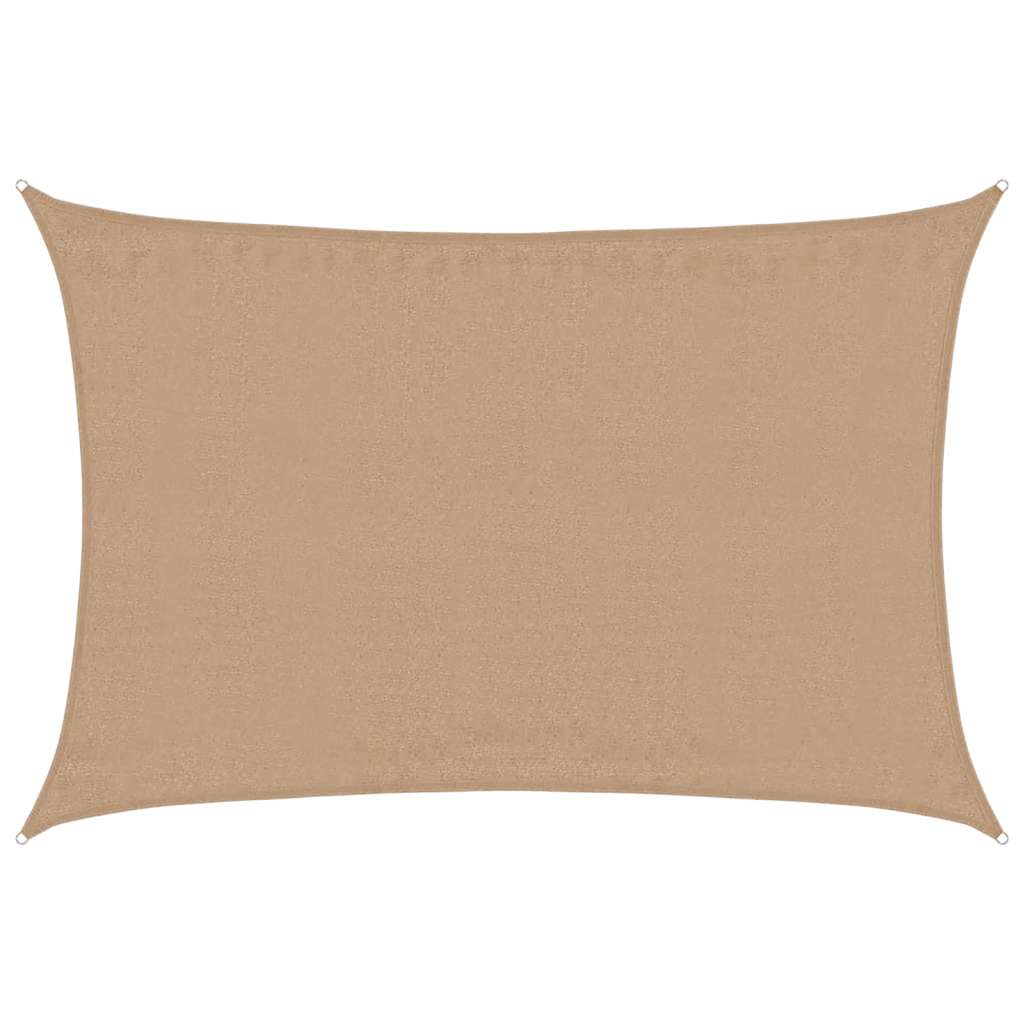 Zonnezeil 160 G/M² 3,5X4,5 M Hdpe Taupe 3.5 x 4.5 m
