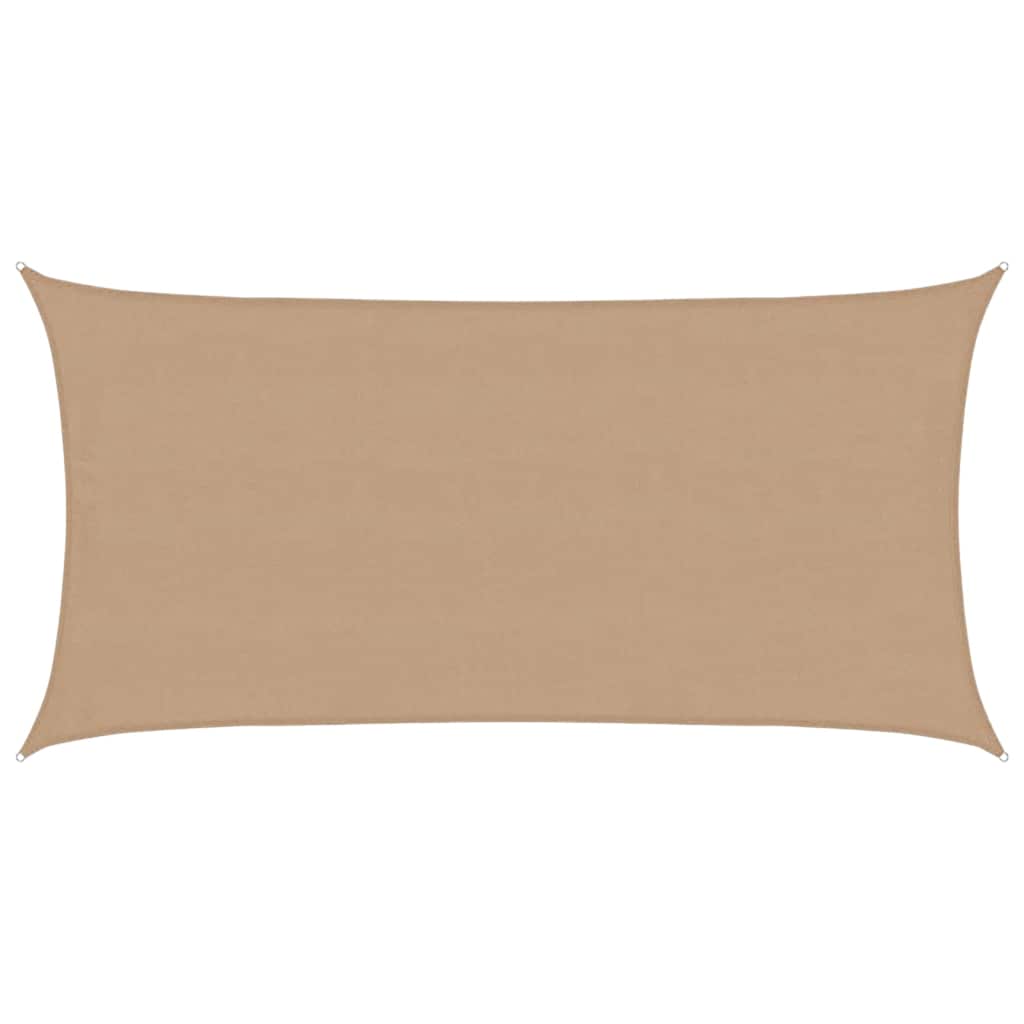 Zonnezeil 160 G/M² Hdpe Taupe 4 x 7 m