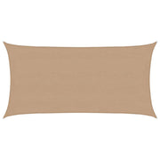 Zonnezeil 4 x 7 m taupe HDPE