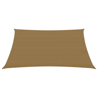 Zonnezeil 160 G/M² 6X7 M Hdpe Taupe