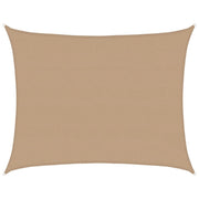 Zonnezeil 6x8 m taupe HDPE