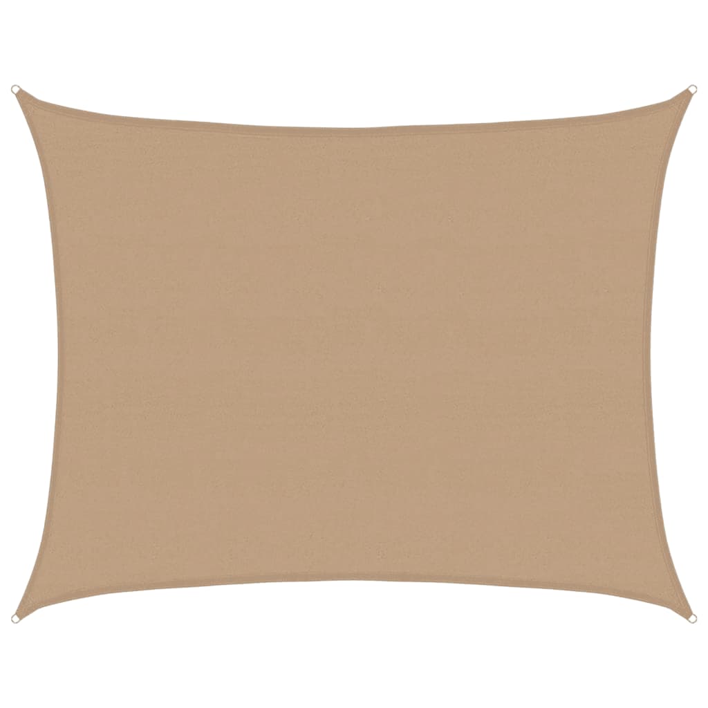 Zonnezeil 160 G/M² Hdpe Taupe 6 x 8 m